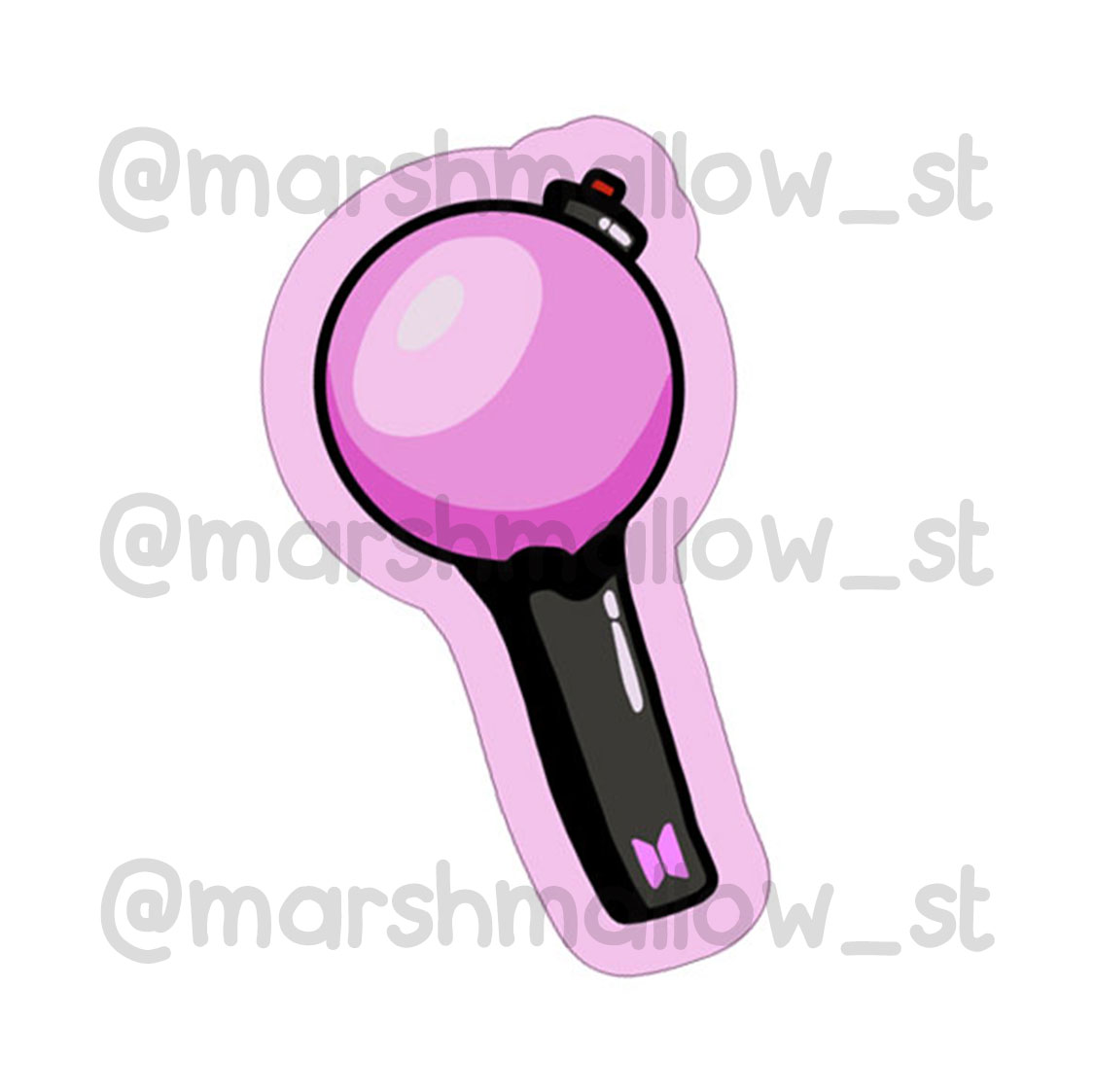 BTS lightstick (white light)