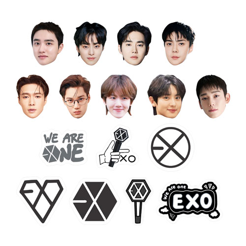 EXO logo shaker set