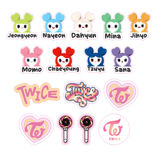 Twice icons shaker set