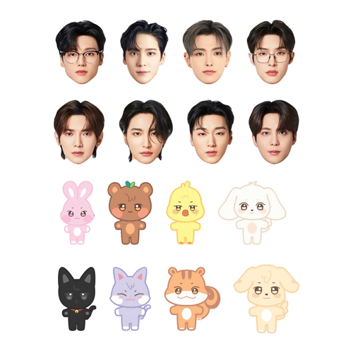 Ateez faces and icons